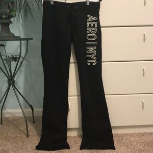 NWT Aeropostale XS Black Sweat Pants